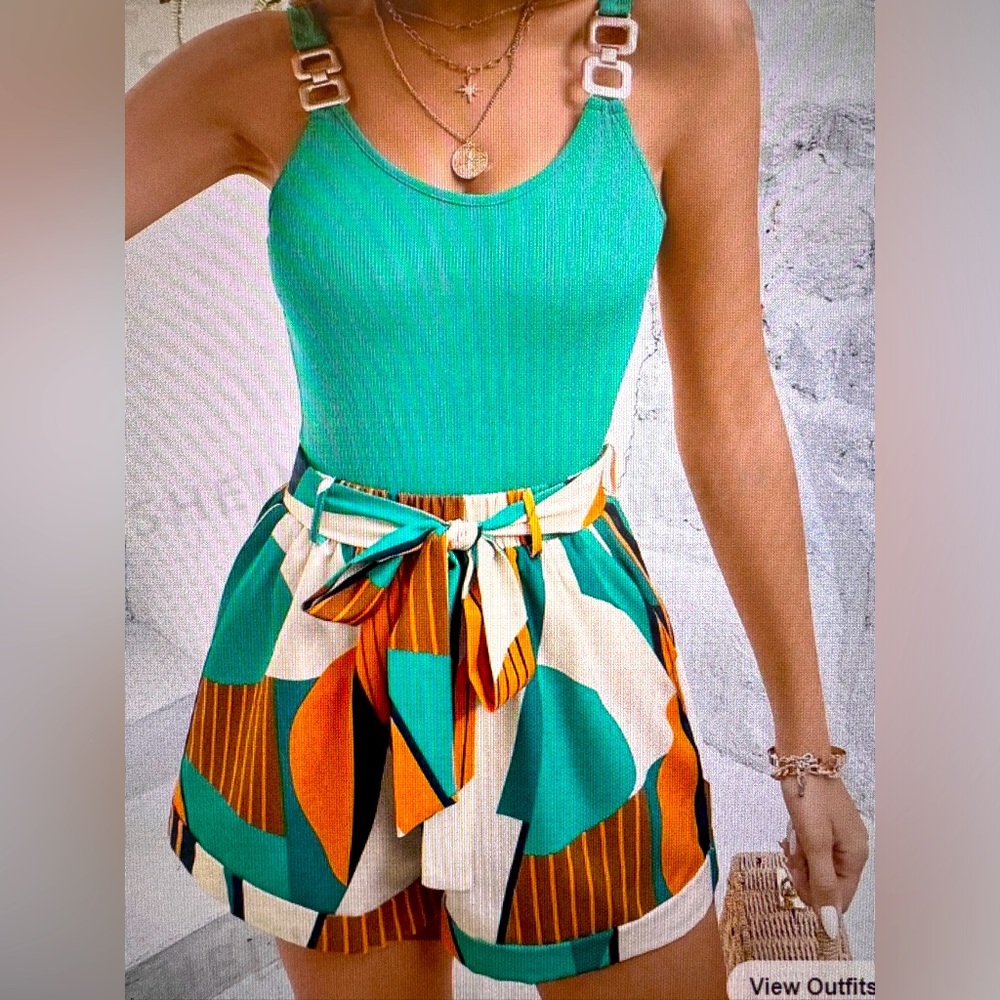 SHEIN High Waist Colorful Shorts